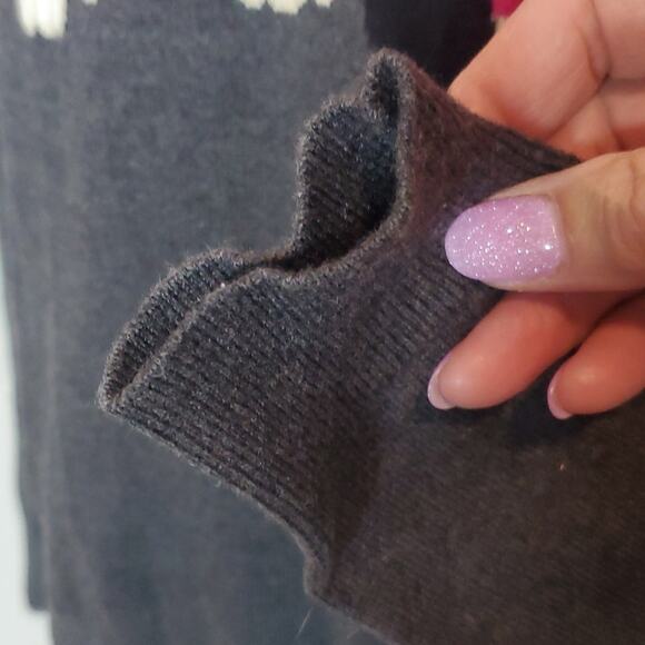 J. Crew Mercantile Women's Crewneck French Bulldog Sweater SZ S - Picture 4 of 8